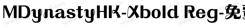 MDynastyHK-Xbold Reg字体转换